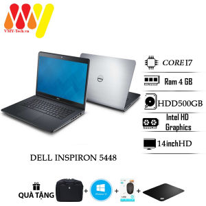 Laptop Dell 5448 hiệu năng cao core i7 Ram 4gb ổ cứng 128gb cạc VGA rời màn 14inch HD máy tính xách tay giá rẻ cấu hình cao lướt zin 99%