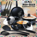 Cookware Set / Alat Masak 1 Set 13 Pcs / Panci Masak Set / 13 Pcs. 