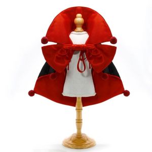 QEFEE Stand-collar Halloween Pet Costume Comfortable Adjustable Dogs Knight Cape Classic Soft Fabric Kitten Puppy Dress Small Medium Large Dogs