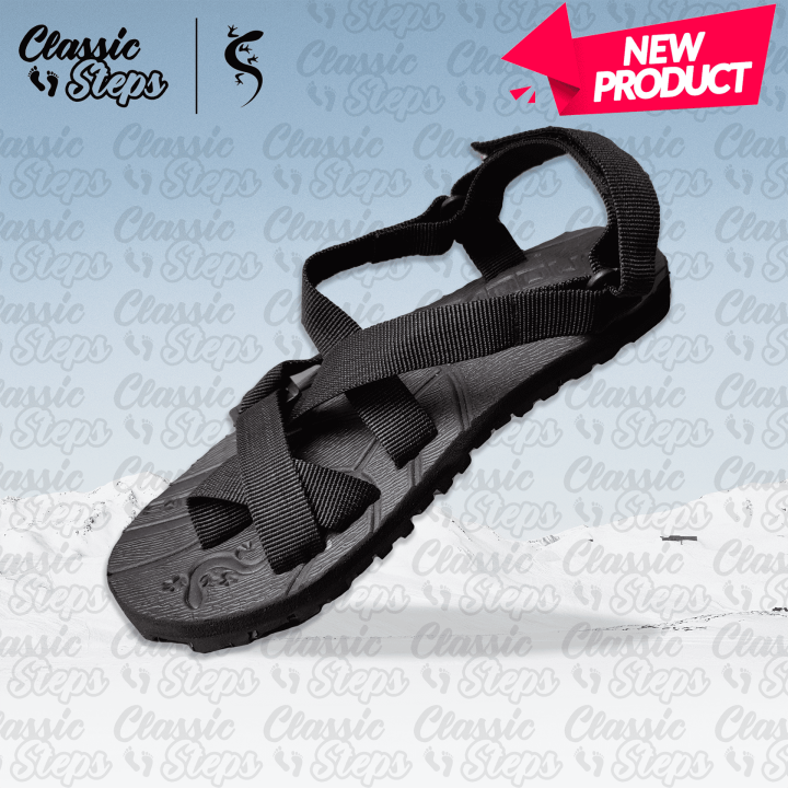 Classic Steps X Sandugo - Adventure Sandals (Black) | Lazada PH