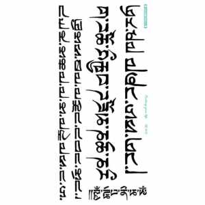 Tattoo Temporary Tato Temporer Tahan Air Motif Tulisan Thailand Tribal Arab Tahan Air Anti Air Sementara Bisa Dihapus