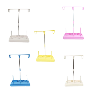 3 spool chủ đề đứng cho máy may gia dụng Máy Thêu chủ đề dụng cụ giữ ống chỉ có thể tháo rời chủ đề giá lưu trữ