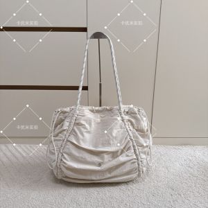 Revealing style Ruched 24L Miumiu bag 2026 New large-capacity yoga sports tote bag single shoulder large bag