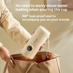 Zemkon 550ML Portable Electric Kettle 304 Stainless Steel Travel thermos 12H Constant Temperature Constant Temperature Electric Kettl  电热水杯