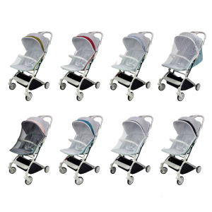 Pushchair tán Xe đẩy lưới chống côn trùng thoáng khí bé Net cho địu trẻ em bảo hiểm đầy đủ pram lưới ngăn côn trùng Bìa