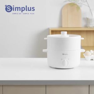 INSSA x Simplus Electric Cooker 1.5L/3L Rice Cooker with Steamer Multifunctional Non Stick