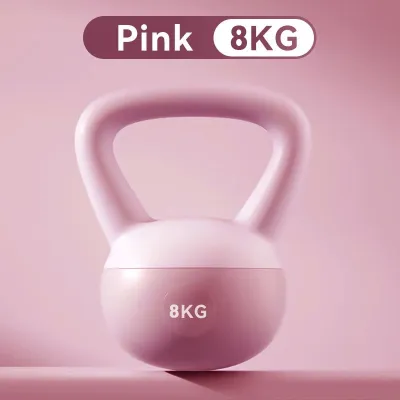 Soft Kettlebell 2/4/6/8/10/12KG Soft Shell Womens and Mens fitness equipment training Shaping squat Kettlebell，Anti-Slip Wide-Grip Handle for Home Soft Kettlebell， Dumbbell Set PVC Kettle Bell Soft Shell Womens and Mens General Soft Kettlebell