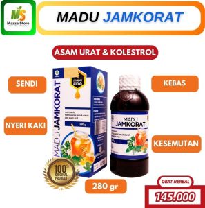 Madu JAMKORAT Asli Original Herbal Alami Untuk Menurunkan Kolestrol dan Asam Urat