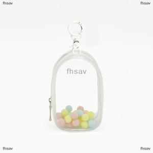 [COD] fhsav กล่องจัดระเบียบเครื่องประดับโปร่งใสกระเป๋ากล่องปริศนากระเป๋าพวงกุญแจกระเป๋ากระเป๋าสตางค์หนากระเป๋าตุ๊กตาน่ารัก