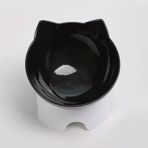 Pet Dog Bowl Raised Cat Bowls Tilted Elevated Food or Water Bowls Anti Vomiting Kitty Bowls