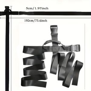 Box Carrying Strap With Handle / Handheld Belt For Safely Moving And Lifting Heavy Boxes / Adjustable Cross Style Carry Strap