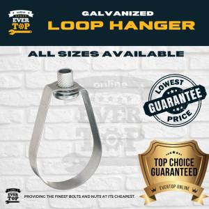 LOOP HANGER 2 1/2 | 3 | 4 | 6 (SOLD PER PIECE) | EverTop Online