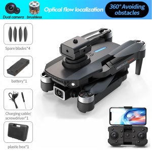 Mini Drone E88S 4k HD Dual Camera Foldable 360° Obstacle Avoidance E88 max WIFI FPV Brushless Quadcopter Helicopter Kids Toys Tarmac Pad