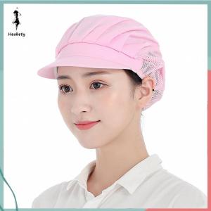 FUJIAS2🦋 Chef Hat Dustproof Workshop Catering Hat Food Factory Work Hat Canteen Work Hat