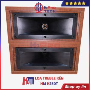 Loa Treble Kèn HM H250T 300W Thùng Gỗ (Giá 2 Cái) Có Phân Tần Loa Siêu Tép Rời Coil 250 - H2Pro