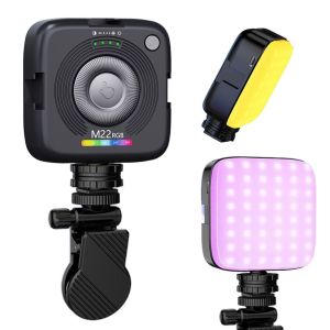 NEXASHOP With Clip Pocket RGB Fill Light Dimmable Light Universal LED Selfie Light Portable Adjustable Selfie RGB Lamp For Camera Smartphone