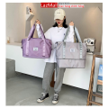 Túi Xách Du Lịch Đa Năng, Túi Du Lịch Nam, Nữ 2 Tầng, Gấp Gọn, Chống Thấm, Đựng Quần Áo, đồ mỹ phẩm có ngăn để giày. 