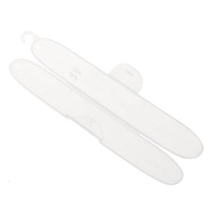 23x3.5x3cm hộp giá giữ bàn chải đánh răng bằng nhựa du lịch trong suốt di động bảo vệ