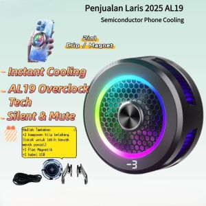 (COD) Funcooler AL19 3 Gear Semiconductor Fan Cooler Radiator Pendingin HP Cooling Fan Gaming