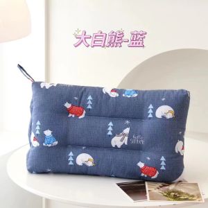 READY STOCK Cute Cartoon Kids Sleeping Pillows 0-10 Years Cotton Infant Baby Prevent Flat Head Pillow Kids 30cmx50cm