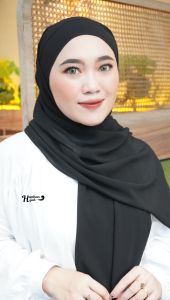 𝗛𝗮𝗻𝗵𝗮𝗻 𝗛𝗶𝗷𝗮𝗯 - Pashmina Instan Tali Malay Ceruty Babydoll Premium