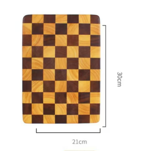 Alas Potong Sayur Cutting Board Wood Checkered Cutting Board Wooden Kitchen Chopping Board Mobile Tray Wooden Pallets