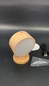 Rechargeable LED Wall Sconce Minimalist Magnetic Night Light 3 Color Temperature Stepless Dimmable Double Sided Lighting Battery Powered Wall Lamp Bedside Wardrobe