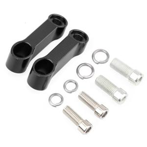 Motorcycle Mirror Extender Aluminum Risers Aluminum Alloy Base Screw Bracket for Improved Riding Experience and Safety