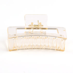 【♡Lovely girls house♡】Ins สไตล์อะคริลิคใสขนาดใหญ่คลิปผมสำหรับผู้หญิงอาบน้ำที่เรียบง่ายแต่งหน้ากิ๊บหรูหราผู้ถือผมหางม้า