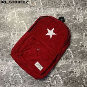 Promo Terbaru Tas Punggung Keren Kekinian Backpack Corduroy Star Tas Sekolah Pria Wanita Basic Gendong Distro Terlaris