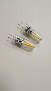 20 Pcs G4 Bi Pin LED Filament Bulb 3W 12V Clear Glass COB Light Bulb Equivalent 15W Halogen Energy Saving Low Voltage for Landscape RV Home Chandelier Lighting Lamp