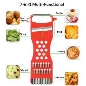 Seastina  đa chức năng dụng cụ nạo củ quả Slicer cho khoai tây trái cây và rau quả-Dụng cụ thiết yếu nhà bếp