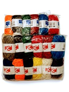 Assorted Acrylic Knitting Yarn Pack 12 Pieces Multi-Color Set