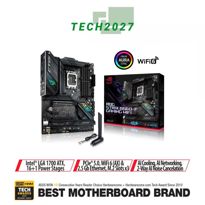 Gaming Wifi Best Wifi Mobo ASUS ROG Strix B660-F Gaming WiFi Intel