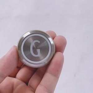 Elevator Letter Button For KONE Elevator Floor Button KDS50 KDS300 Lift Accessories BT236 Stainless Steel Braille Parts