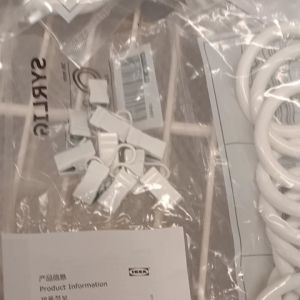 Curtains ring with clip and hook 10 pieces per set (white and black) 38mm + free gift