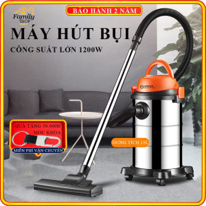 Máy hút bụi gia đình- công nghiệp công suất lớn 1200W dung tích 15L tích hợp 3 chế độ Khô- Ướt- Thổi bảo hành 2 năm