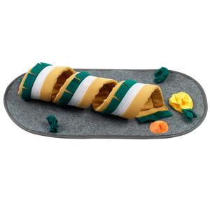 Hamster Tunnels Hideout Snuffle Foraging Mat Carpet with Varied Tube Cage Toy for Guinea Pig Ferret Chinchilla Bunny