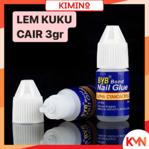KMN GROSIR Lem Kuku Cair 3gr Lem Kuku Palsu Fake Nails Art Glue Manicure GROSIR