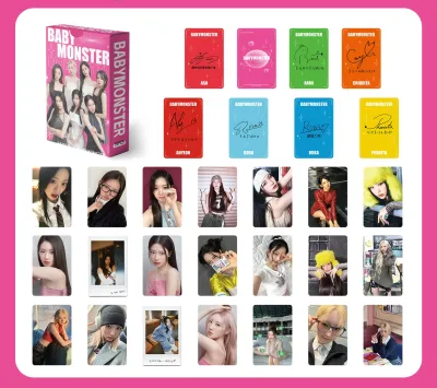 Set 55 lomo card BABYMONSTER dễ thương 2026