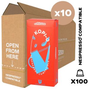 KopiHouse 10 x 10 Coffee Capsules (Nespresso® Compatible)