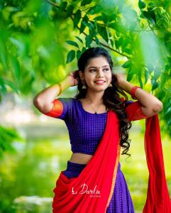 [Pre Order] Kanjiveram Silk Zari lehanga with blouse along with banarasi Duppta (New arrivals Half Saree Noramal / Ready To Wear) ~ Delivery Lead Time : 10 days