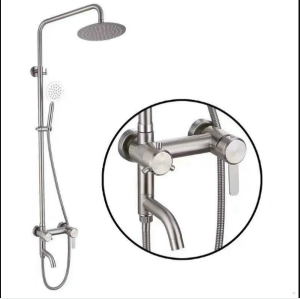 Bộ sen tắm tròn nóng lạnh inox 304 Hàng chính hãng DQ ( Hàng nặng)
