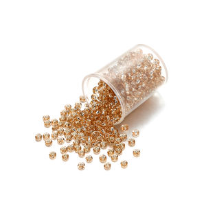 1800pcs/lot Lined Hole Crystal Round Translucent Czech Glass Small Seed Beads For DIY Bracelet Findings Jewelry Makings