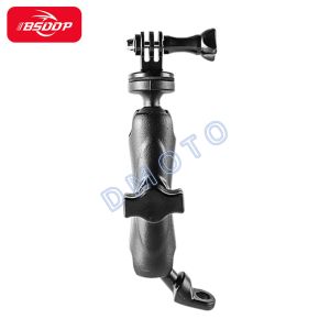 ชุดขาจับ เอนกประสงค์ มอเตอร์ไซค์ ให้เลือก 2 แบบ จับแฮนด์บาร์ /ขากระจกข้าง สำหรับติดตั้ง กล้อง / Gopro / DJI ดูภาพจริง