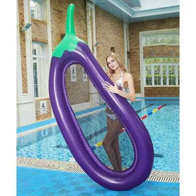 Adult inflatable floating hammock floating bed unicorn swimming ring big children swimming ring cartoon floating ham