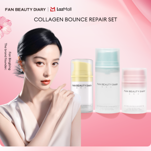 FAN BEAUTY DIARY Mussel Restructuring Collagen Toner Lotion Cream Skincare Set