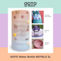 Goto Botelo Botol Motivasi Minum 2 Liter Bottle Tumblr Air Tanda Waktu. 