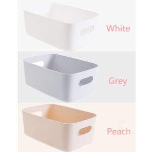 Sundries Storage Box Desktop Finishing Cosmetics Storage Box Kitchen Bedroom Plastic Sundries Basket