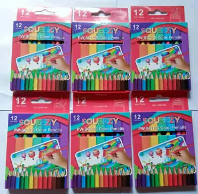 PENSIL WARNA SQUEEZY KECIL / PENSIL 12 WARNA 1 SET